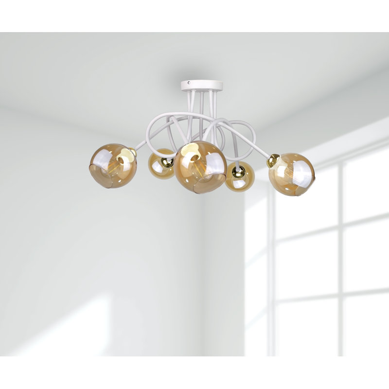 Odegaard Glass Flush Mount