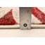 Tapis ivoire / rouge à motif abstrait Juriaan-860459069