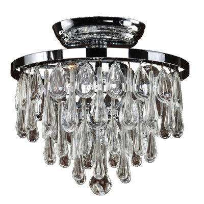 Henke Crystal Flush Mount