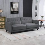 83.5'' Upholstered Tufted Convertible Sofa