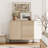 Union Rustic Modern Minimalist Wood Nightstand Set Of 2 With Doors , Large End Table,Reeded Design Bedside Table For Bedroom, Living Room,Entryway-275018567