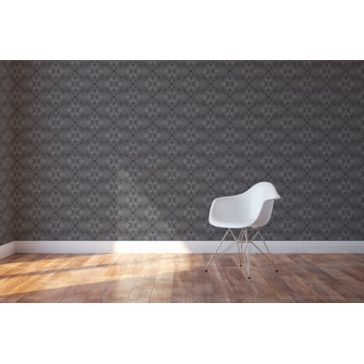 Heavy Tangle 10' L x 25" W Peel and Stick Wallpaper Panel