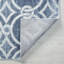 Tapis bleu marine à motif géométrique Hedersett-662644522