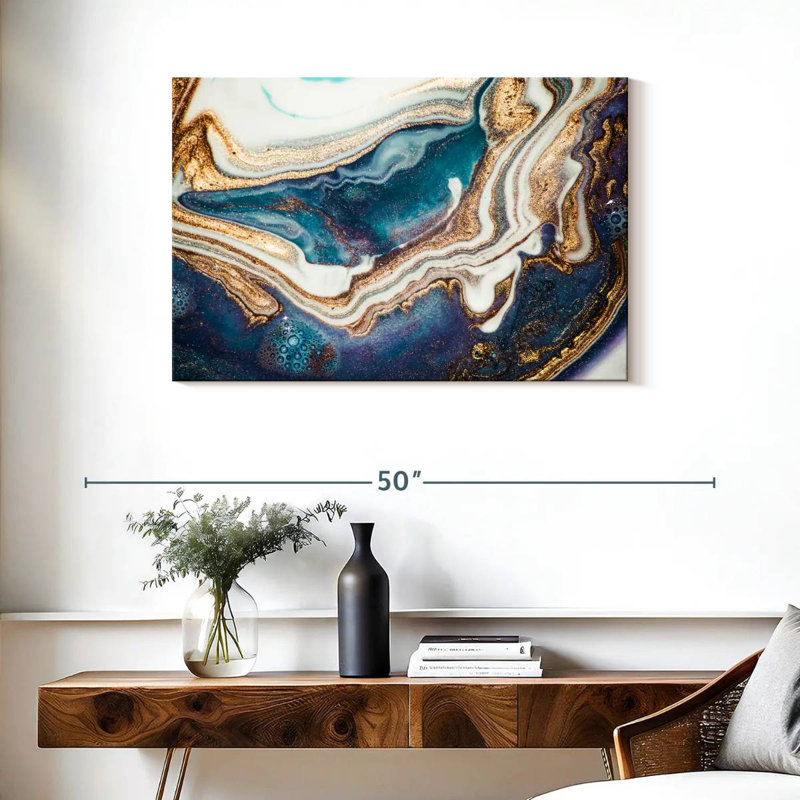 Avery Agate Ripples Abstract, H 24 po x l 36 po
