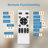 19.7" Low Profile White Dimmable LED Ceiling Fan Light with Remote Control for Dinning Room and Bedroom-1642999319