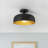 Evesham 1 - Light Hammered Dome Semi - Flush Mount Light