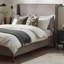 Halla Luxury Fabric Upholstered Bed Frame - Eco Recycled Material, Sleek Modern Design-1113081681-1113081680