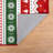 Christmas Party Machine Washable Area Rug Red/White/Green-1191040173