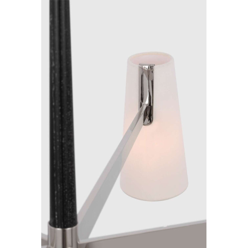 Olina 5 - Light Chandelier, Polished Nickel/Ebony