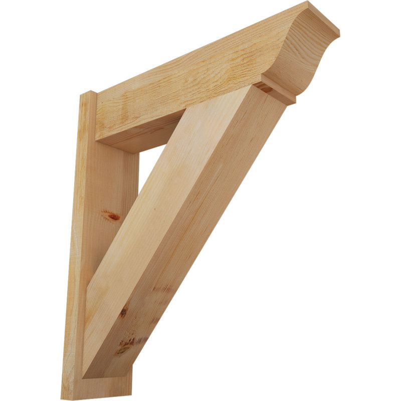 Persienne traditionnelle en bois rustique, P 30 po x H 34 po, Sapin Douglas de 8 po (sciage brut)
