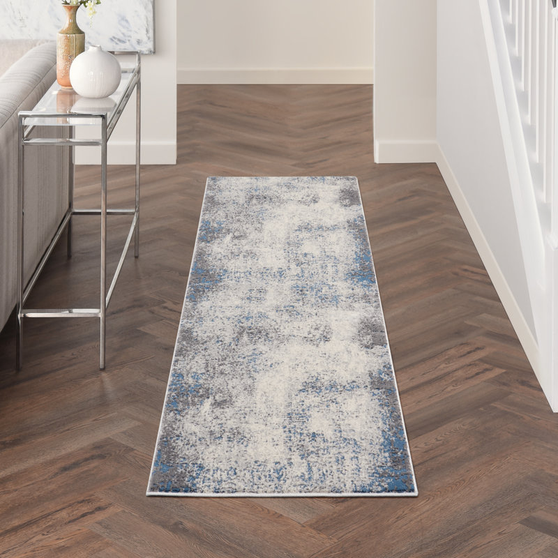 Hebersham Abstract Area Rug, Runner 66 x 209cm
