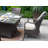 Alide 4 - Person Patio Dining Set Square Table with Cushions Included