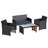 Wicker Outdoor Seating Group with Cushions-1941527158