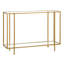 Ismir Glass Top Console Table-715275815
