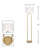 Isla Floor Lamp - Brushed Gold