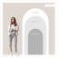 Décalcomanie murale Minimalist Botanical Arch - Papier peint adhésif amovible-11694469