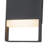 2 - Light IP54 LED Geometric Rectangle Black Outdoor Wall Light