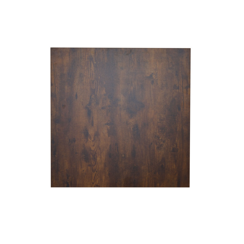 Plateau de table intérieur relique noyer rétro, H 2 po x L 30 po x l 30 po