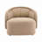 Amanda Curved Boucle Accent Chair-203048072