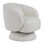 Fauteuil d'appoint pivotant rembourré avec coussin Zara-1015672445