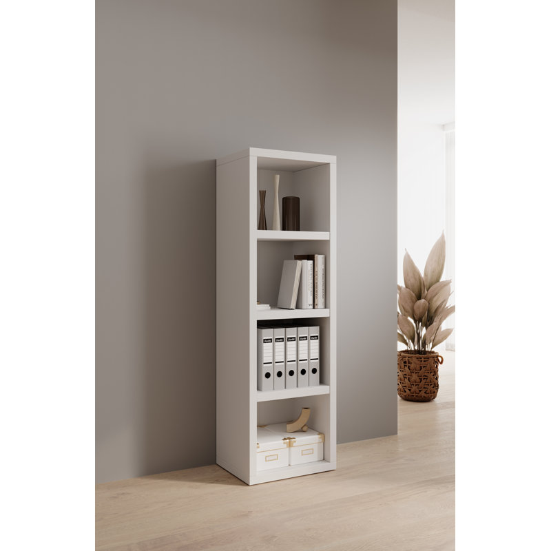 Mackensy 162cm H Bookcase, 162cm H x 50cm W x 38cm D