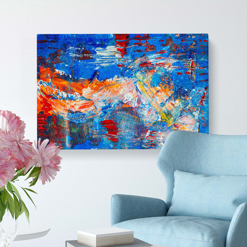 Abstract Art Painting Vol.118 by S.Johnson - Wrapped Canvas, 40cm H x 60cm W x 3cm D