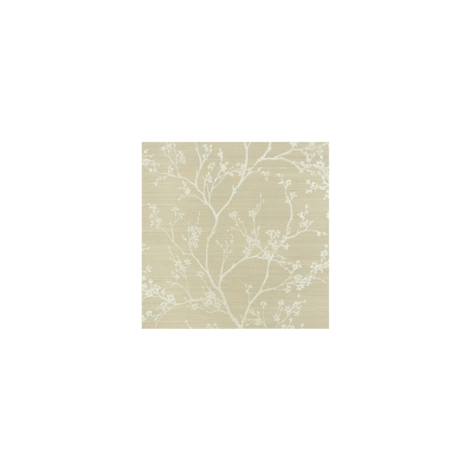 Twiggy Sisal Wallpaper, Fog