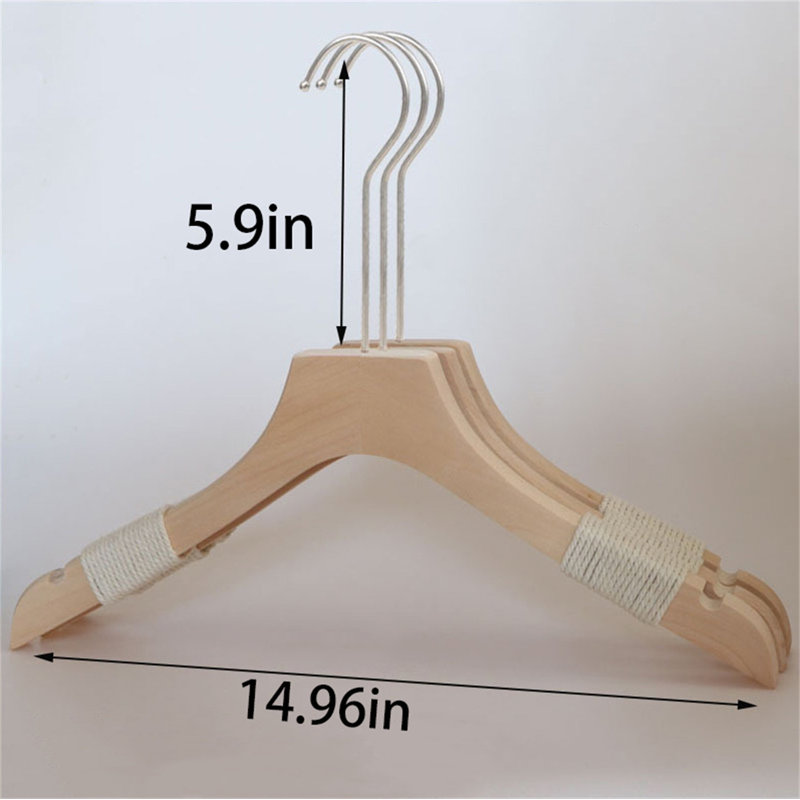 Cintre en bois massif de qualité supérieure, 5
