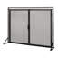 Pare-étincelles en fer noir mat - Protégez votre espace, H 30,95 po x l 39,03 po avec cadre de protection rectangulaire