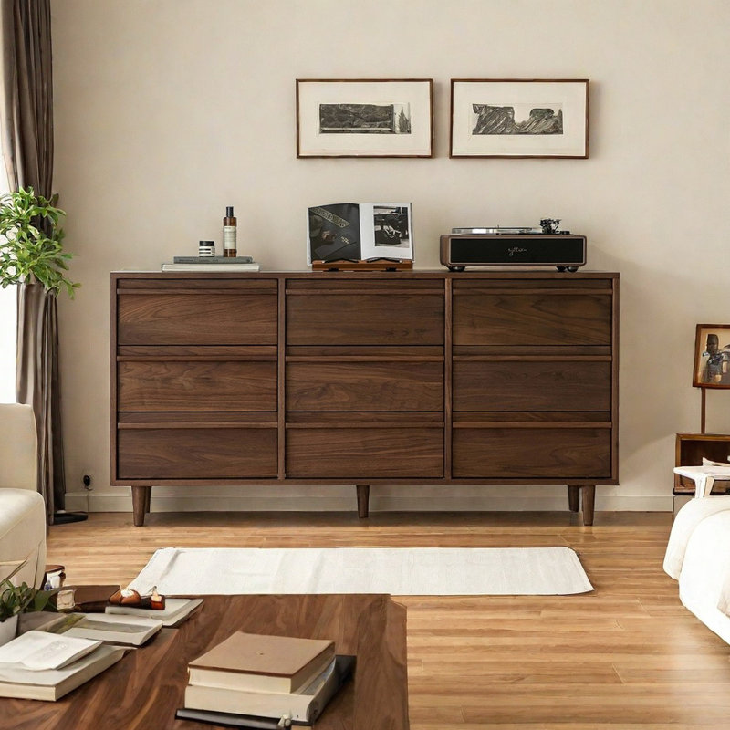Armoire d'entrée en bois massif Modern Modern