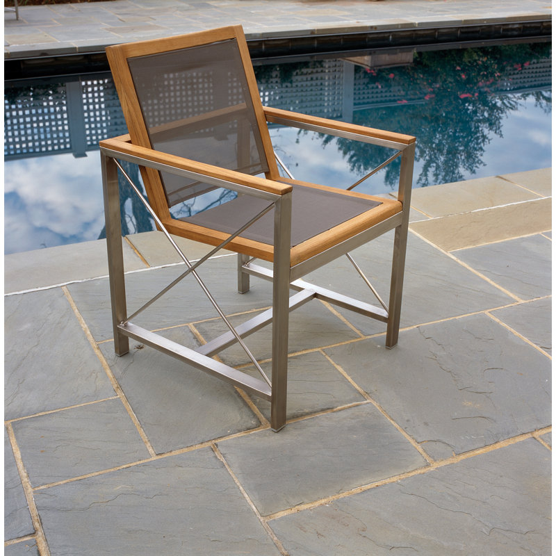 Ibiza Outdoor Dining Armchair, No, Black