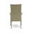 7 Piece Patio Furniture Sets Wicker Outdoor Set Consist of a Rectangle Dining Table with Glass Top and 6 Balcony Armchair with Cushion, Natural Linen-2064256602