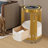 Led Smart Round Nightstand With Wireless Charging Station 13.78*25.59 In((D*H)-1868636187