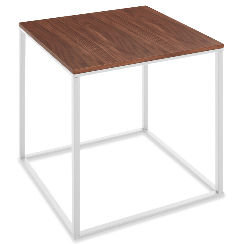 Table d'appoint Minimalista, Noyer, Noir
