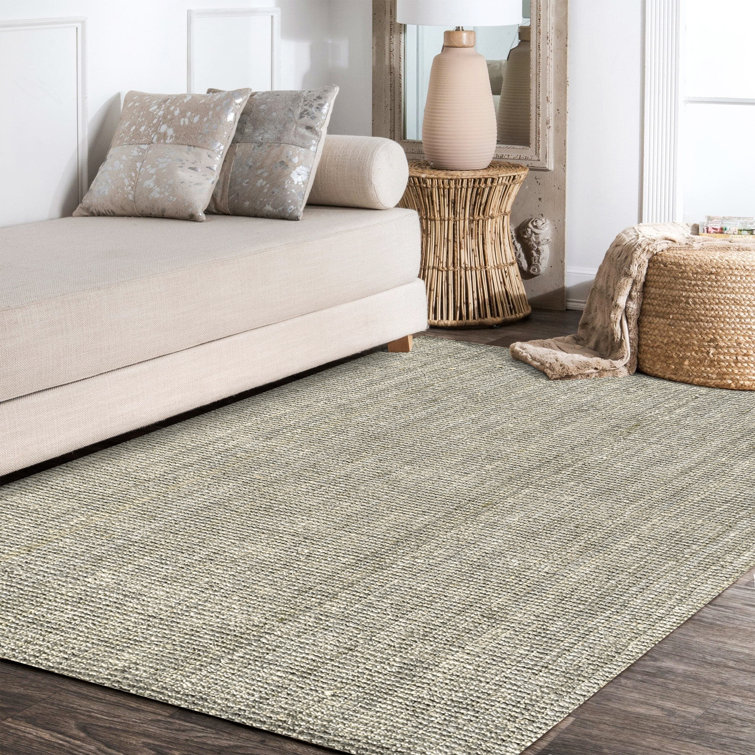 Pata Hand Woven Chunky Jute Gray Rug
