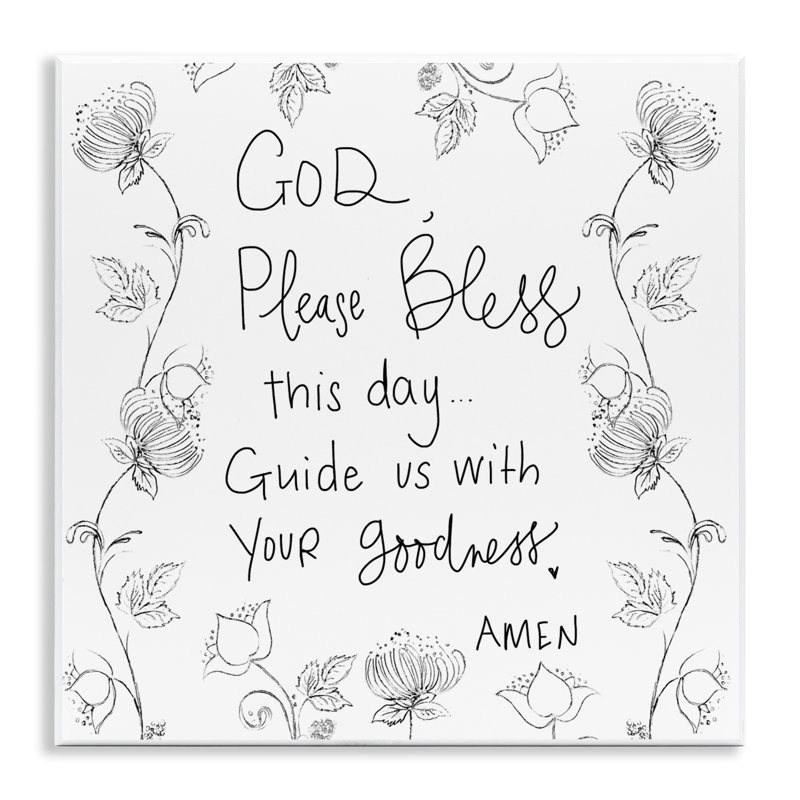 «God Bless This Day», plaque murale, conception par Patricia Pinto
