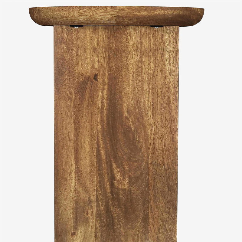 Alamitos Brown Solid Mango Wood Decorative Side Table