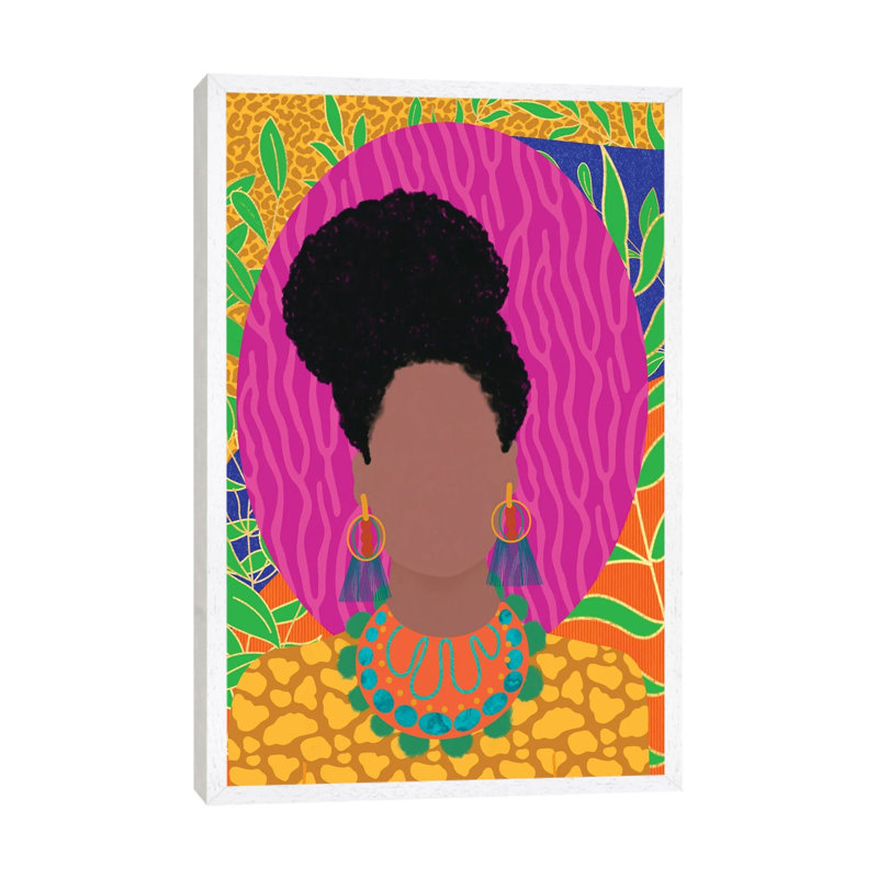 Safari - Print on Canvas, White Floater Framed, 66.04cm H x 45.72cm W x 3.81cm D