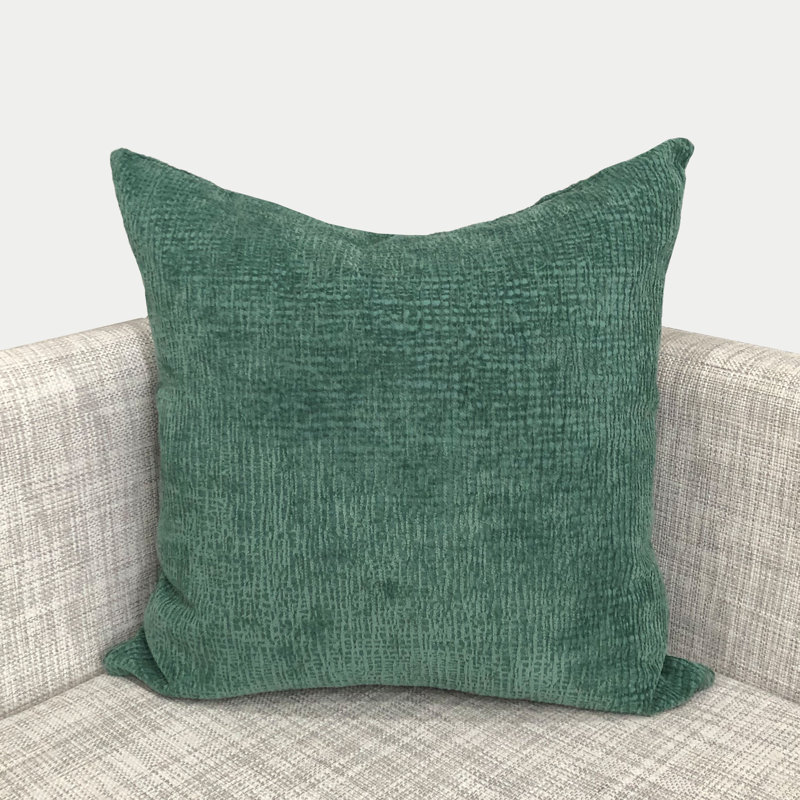 Kimia Square Pillow Cover & Insert, Teal