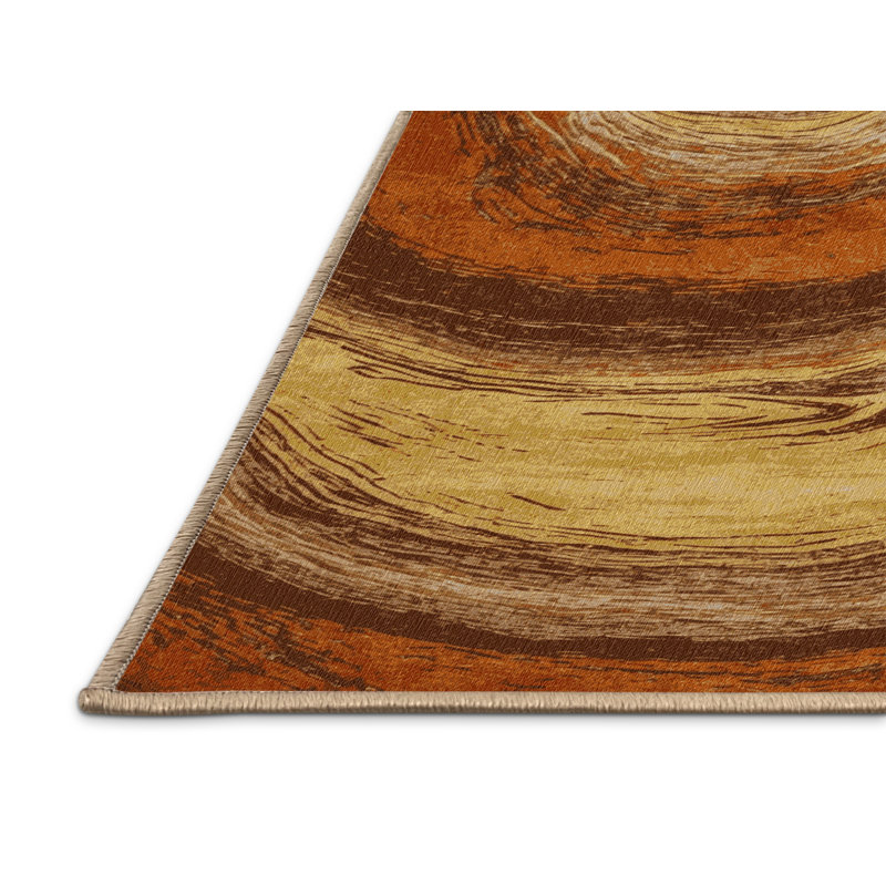 Tapis brun lavable à la machine, Rectangle 8' x 12'
