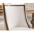 Vintage Style Upholstered Solid Wood Legs Linen Dining Chair With Backrest, With Solid Wood Frame, For Dining Room/Living Room-2089458292-2089458293