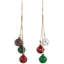 Cascading Christmas Jingle Bell Ornaments - 13.5" - Set Of 2-202293604