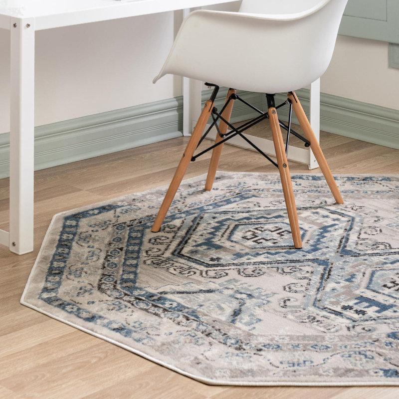 Oriental Area Rug, Octagon 238.8cm
