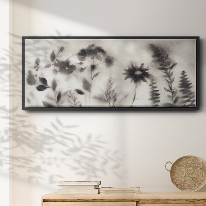 Misty Wildflower Morning - toile encadrée, H 8 po x l 20 po