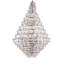 Lustre 36 lumières chromées avec détails en cristal-109718413