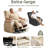 Oversized Power Rocker Swivel Recliner Chair with Heat and Massage, Extra Wide PU Leather Electric Recliner for Living Room-1191612321