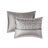 7 Piece Comforter - Grey/taupe King Drop Luxury Bed Embroidered Skirt-116011700