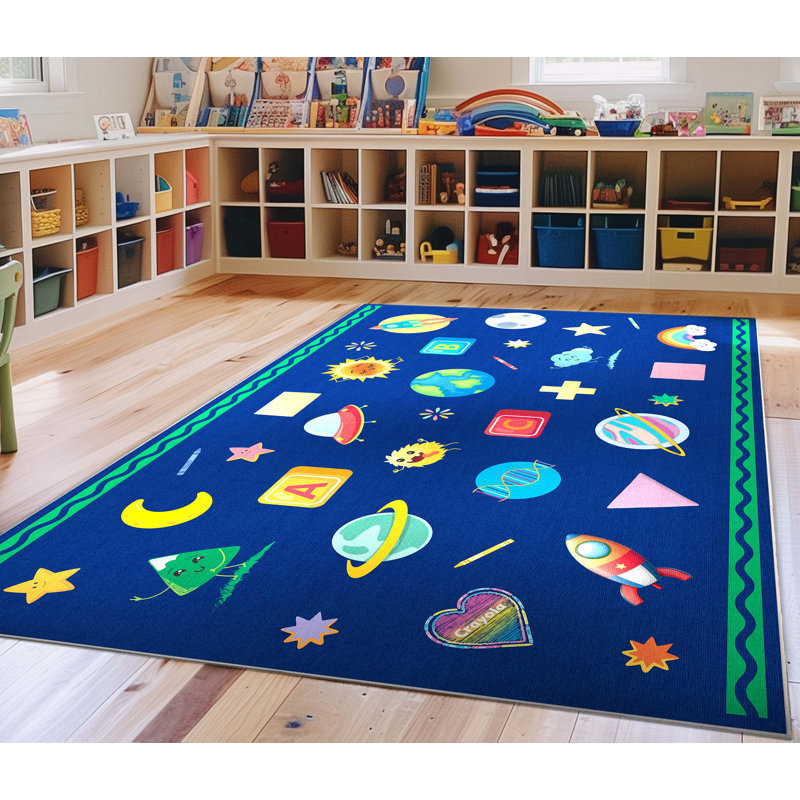 Tapis 5 pi x 7 pi Crayola