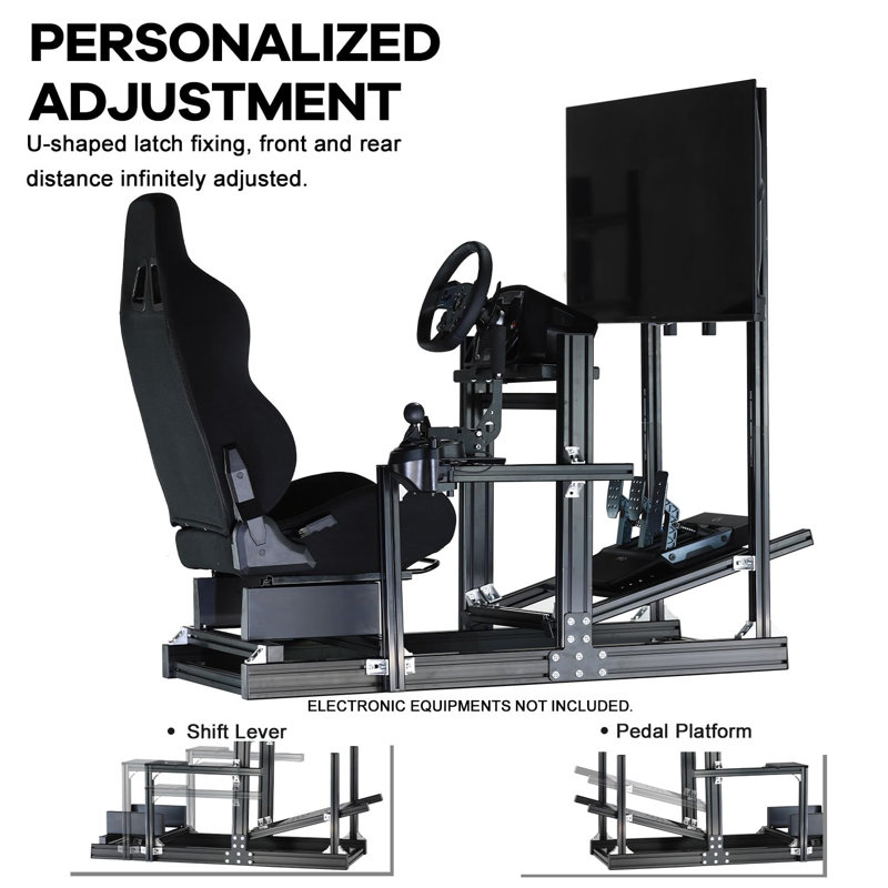 Simulateur de poste de conduite et de jeu ergonomique Anman