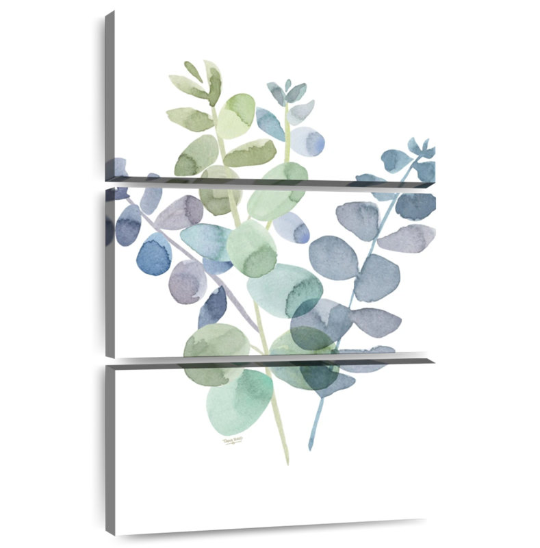 Harnek Inspiration naturelle bleu eucalyptus blanc II, H 32 po x l 20 po